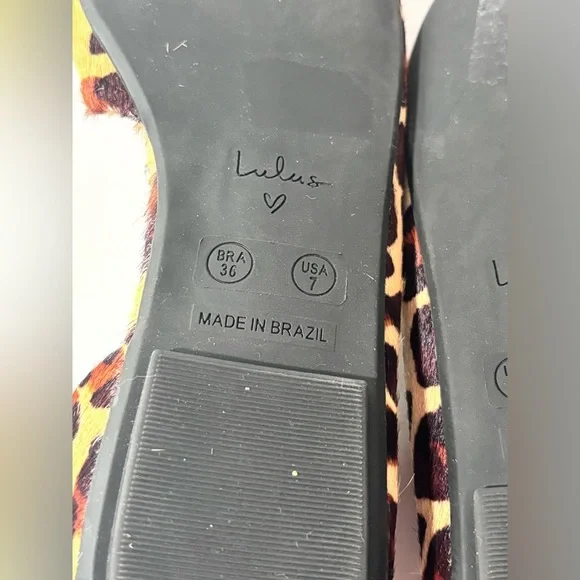 🐆Lulus Leopard Print Women's Flat Shoes 🐆 - Picture 5 of 8